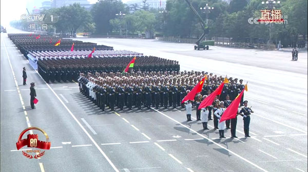 尚盈配资 出动13台高端装备，中联重科助力九三阅兵现场直播