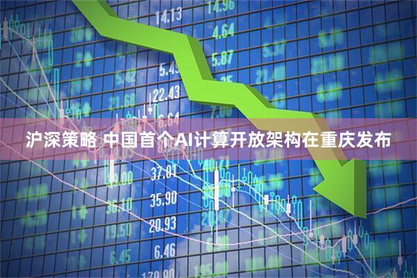沪深策略 中国首个AI计算开放架构在重庆发布