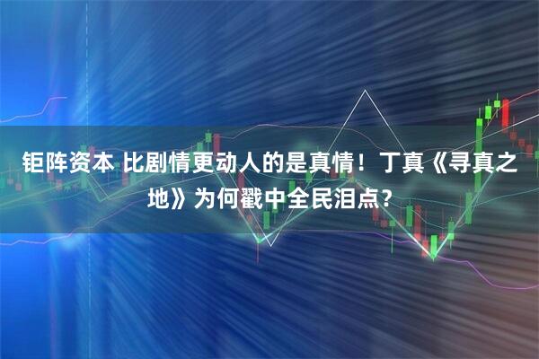 钜阵资本 比剧情更动人的是真情！丁真《寻真之地》为何戳中全民泪点？
